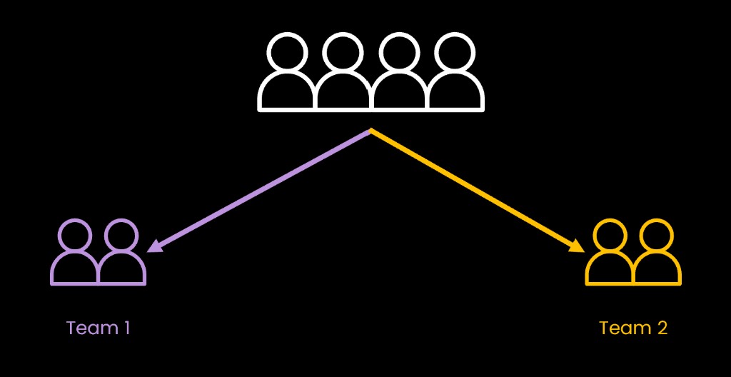 VIP class size: 4 participants in 2 teams